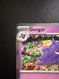 Pokemon TCG Gengar Rare Holo SV Scarlet & Violet 151 Card 094/165 - Image 2