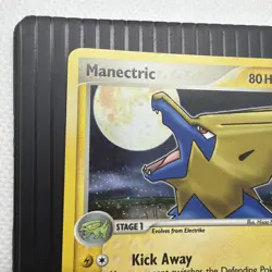 Pokemon Card - Manectric Crystal Guardians 8/100 Holo Rare - LP - Image 3