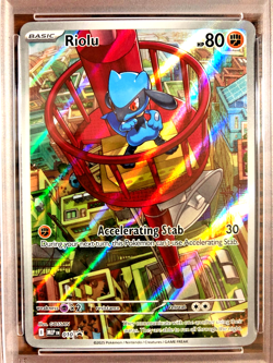 Riolu Black Star Promo #010|PSA NM-MT 8|Mega Evolution Lucario ETB|Pokemon TCG - Image 2