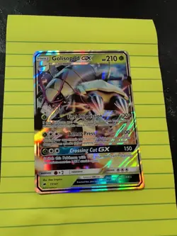 Golisopod GX 17 /147 Full Art Holo Burning Shadows 2017 Pokemon Card NM/M - Image 1