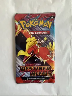 Pokemon Destined Rivals Booster Pack - 10 Cards / Pack - SEALED - Image 1