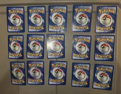Pokemon Team Rocket Commons (15 Cards) Mp LP - Image 2
