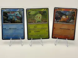 Chikorita 008 Tepig 029 Totodile 041 Cosmos Holo Promos Ascended Heroes Pokemon - Image 1