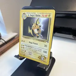 Pokemon TCG Lt. Surge's Raichu 28/132 Non-Holo Rare Unlimited MP - Image 3