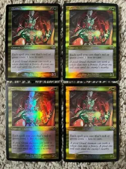MTG- Goblin Anarchomancer x4 - Retro Etched FOIL - Image 1