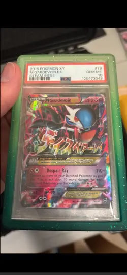 Pokemon M Gardevoir EX Holo Rare EX XY Steam Siege 79/114 PSA 10 SLAB Cracked - Image 1
