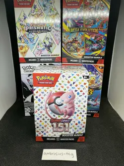 Mystery Bundle - Pokemon TCG Booster Bundle Scarlet & Violet 151 Or More - Read - Image 1