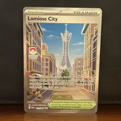 Lumiose City 111/088 Full Art Trainer Pokemon TCG Perfect Order IN HAND NM - Image 1
