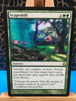 MTG - Scapeshift. Morningtide. Rare - Green Sorcery. - Image 1