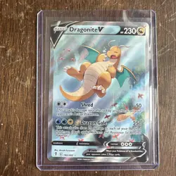 Pokemon TCG Evolving Skies Alt Art 192/203 Dragonite V - Image 1