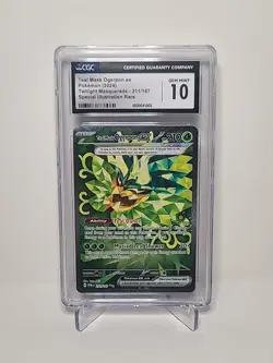 Pokemon Teal Mask Ogerpon ex 211/167 CGC 10 Twilight Masquerade SIR Pokemon TCG - Image 1