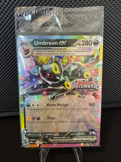 Sealed Umbreon ex 60/131 Surprise Box Stamped Promo Pokemon Prismatic Evolutions - Image 1