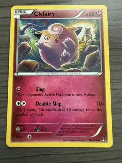 Pokemon TCG Clefairy 81/122 Breakpoint LP - Image 1