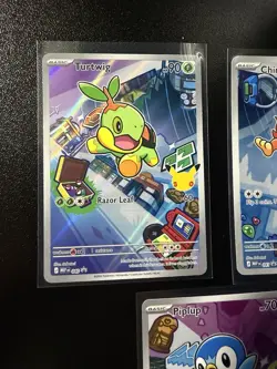 Pokemon First Partner Illustration Collection Turtwig 40 Chimchar 41 Piplup 42 - Image 2