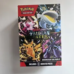 Pokemon TCG Scarlet & Violet Paldean Fates Booster Bundle Box Sealed - Image 1