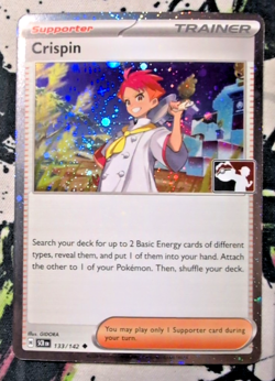 Crispin 133/142 Holo Pokemon Play! Prize Pack Series 7 - Image 1