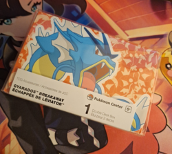Pokemon Center Official "Gyarados Breakaway" Double Deck Box - Image 1