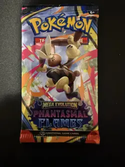 Pokemon Mega Evolution Phantasmal Flames Booster Pack (Factory Sealed) - Image 1