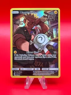 Magnemite (Secret) 242/236 SM - Cosmic Eclipse - Secret Rare Pokemon TCG LP Holo - Image 1