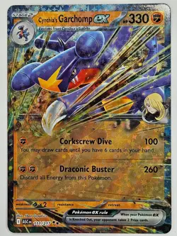 Pokemon TCG - 111/217 Cynthia's Garchomp ex Ascended Heroes Double Rare - Image 1