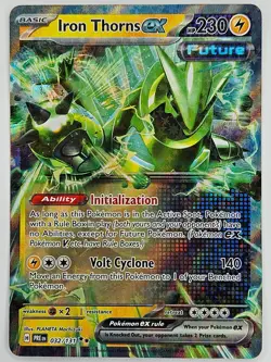 Pokemon TCG - 032/131 Iron Thorns ex Prismatic Evolutions Double Rare - Image 1