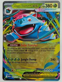Pokemon TCG - 003/132 Mega Venusaur ex Mega Evolution Double Rare - Image 1