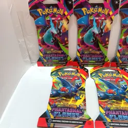 Pokemon Phantasmal Flames Sleeved Booster Pack Lot Of 5 Sealed - Image 2