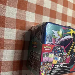 Pokemon TCG 2025 Fall Collectors Chest Lunchbox Tin New Factory Sealed - Image 2