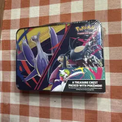 Pokemon TCG 2025 Fall Collectors Chest Lunchbox Tin New Factory Sealed - Image 4