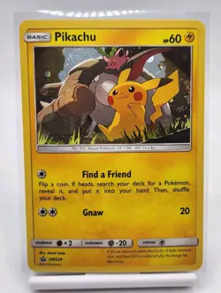 Pikachu Holo SM234 Black Star Promos 2019 - Pokemon TCG Mint, some whitening. - Image 1