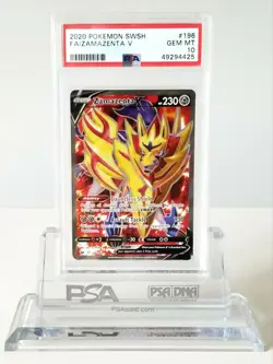 Zamazenta V 196/202 *PSA 10 GEM MINT* Sword & Shield "Ultra Rare Full Art" - Image 3