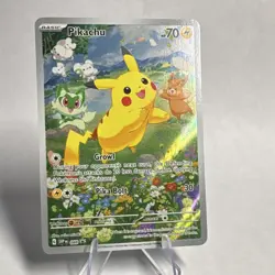 Pokemon Pikachu 088 SVP Scarlet & Violet Promo Full Art Holo 70HP Pika Bolt - Image 1