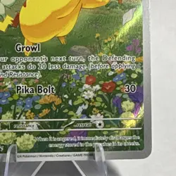 Pokemon Pikachu 088 SVP Scarlet & Violet Promo Full Art Holo 70HP Pika Bolt - Image 4