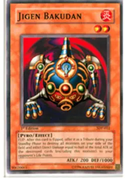 Jigen Bakudan - SDP-012 - Common - 1st Edition - Lightly Played - Image 1