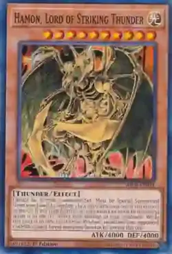 Hamon, Lord of Striking Thunder - SDCB-EN011 - Common - 1st Edition - Lightly Pl - Image 1