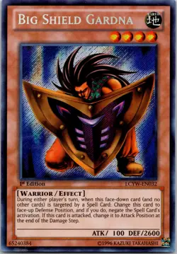 Big Shield Gardna LCYW-EN032 1st Edition Secret Rare LP - Image 1