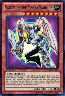 Valkyrion the Magna Warrior - LCYW-EN021 - Super Rare - Unlimited Edition - Heav - Image 1
