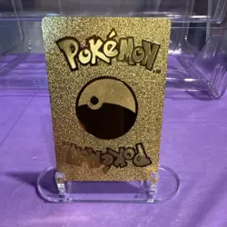 Pokemon Charizard DX Gold Metal Full Art Foil Card MAX 500 HP Fire Dragon - Image 2