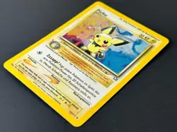 Pichu Holo Rare Neo Genesis 12/111 Pokemon TCG Vintage German Card Excellent - Image 3