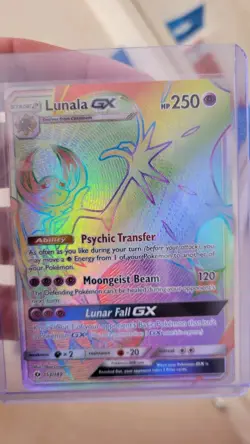 Lunala GX 153/149 Holo Secret Rare - NM - Pokemon Card - Sun & Moon - Image 3