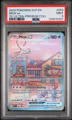 Pokemon Mew EX TCG 151 Promo Card SVP053 PSA 9 - Image 1
