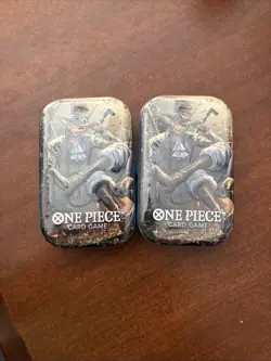 (2) NEW SEALED One Piece TCG Card Game Mini Tin Vol. 2 Sabo two packs OP-13 - Image 1