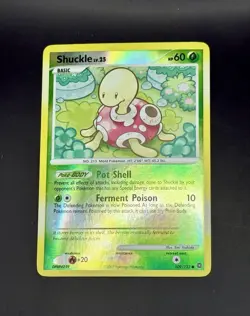 Shuckle 109/132 Reverse Holo Secret Wonders 2007 Pokemon Card LP - Image 1