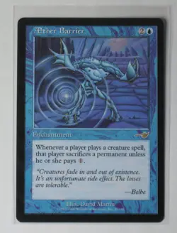 Aether Barrier - Nemesis - MTG Magic the Gathering - Image 1