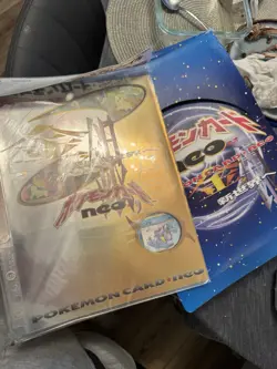 1999 POKEMON NEO GENESIS PREMIUM NEO FILE 1 BINDER 9 CARD JAPANESE First Print🔥 - Image 5