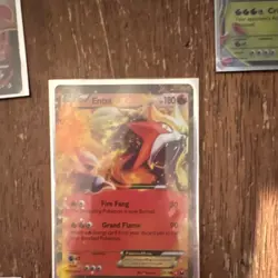 Pokemon TCG EX Holo Card Lot - 9 Cards, Aggron, Landorus, Entei, Venusaur - Image 4