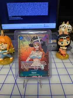 One Piece Card Game Nami Alt Art OP02-036 SR Paramount War English NM - Image 1