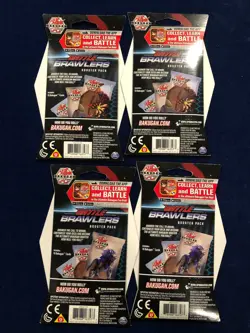 Lot of 4 Bakugan Battle Brawlers Booster Packs, 40 Cards SEALED NEW 778988163573 - Image 2