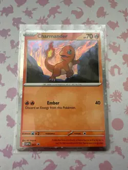 Charmander - 047 (Cosmos Holo) 047 Sv: Scarlet & Violet Promo Cards Holo - Image 3