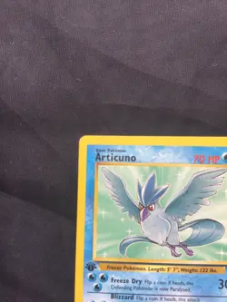 Pokemon Cards: Fossil 1st Edition Rare: Articuno 17/62 - Image 2